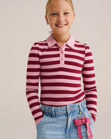 WE Fashion Μπλουζάκι σε ροζ: μπροστά