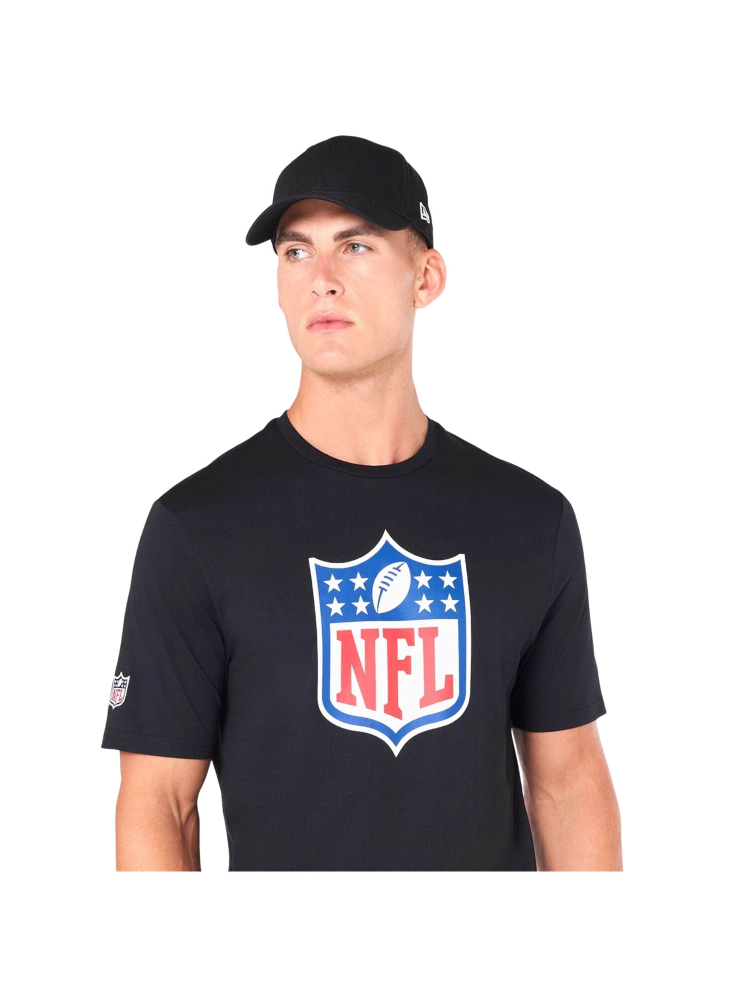 NEW ERA Shirt 'NFL Logo' in Black