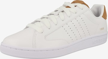 K-SWISS Platform trainers 'Lozan Klub' in White: front