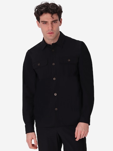 Distretto12 - Chaqueta de entretiempo en negro: frente