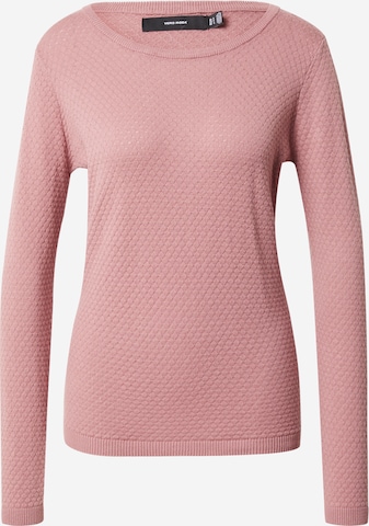 VERO MODA Sweater 'Care' in Pink: front