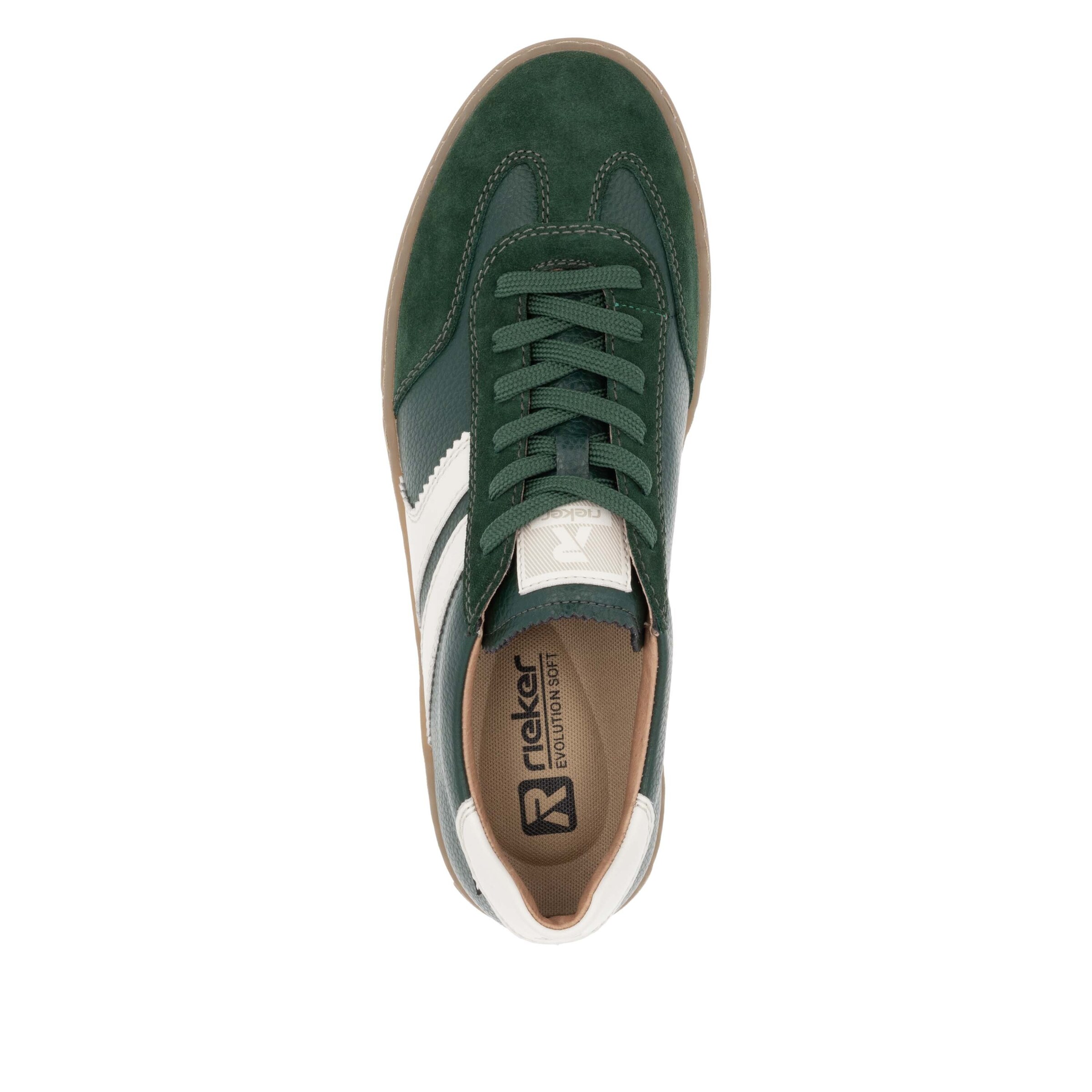 Sneaker bassa 'U0707' di Rieker Sport in verde