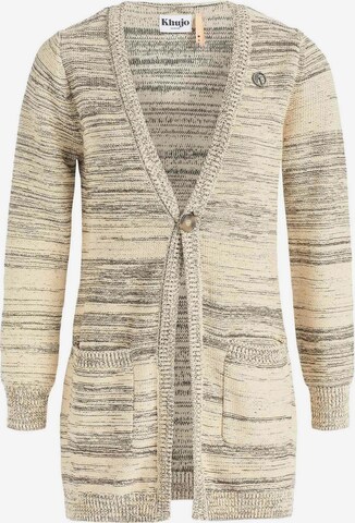 khujo Strickjacke 'Arizona' in Beige: predná strana