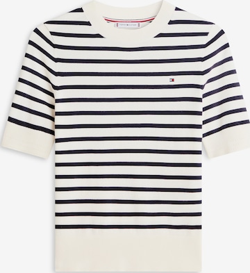 TOMMY HILFIGER Pullover in Weiß: Vorderseite