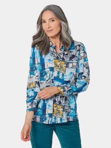 Goldner Blouse in Blauw: voorkant