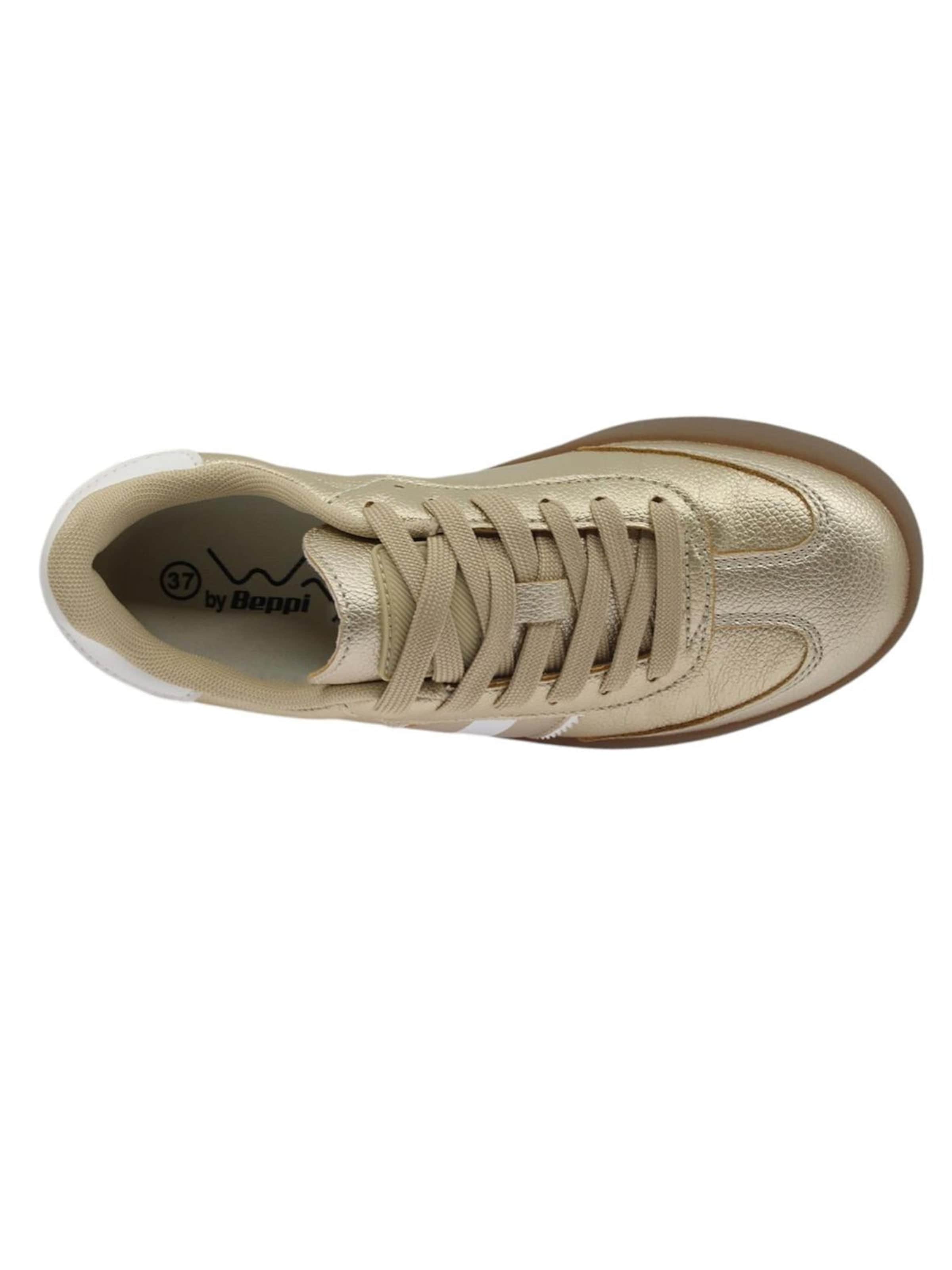Beppi Sneakers laag 'Casual Shoe' in Goud