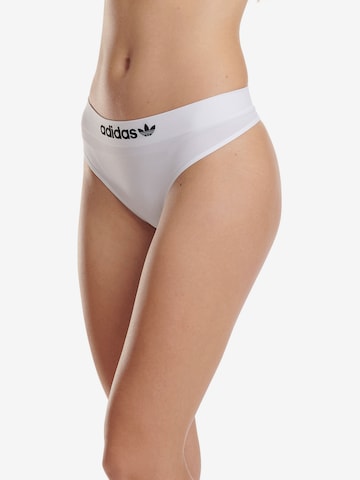 ADIDAS ORIGINALS Thong ' Smart & Novel ' in White