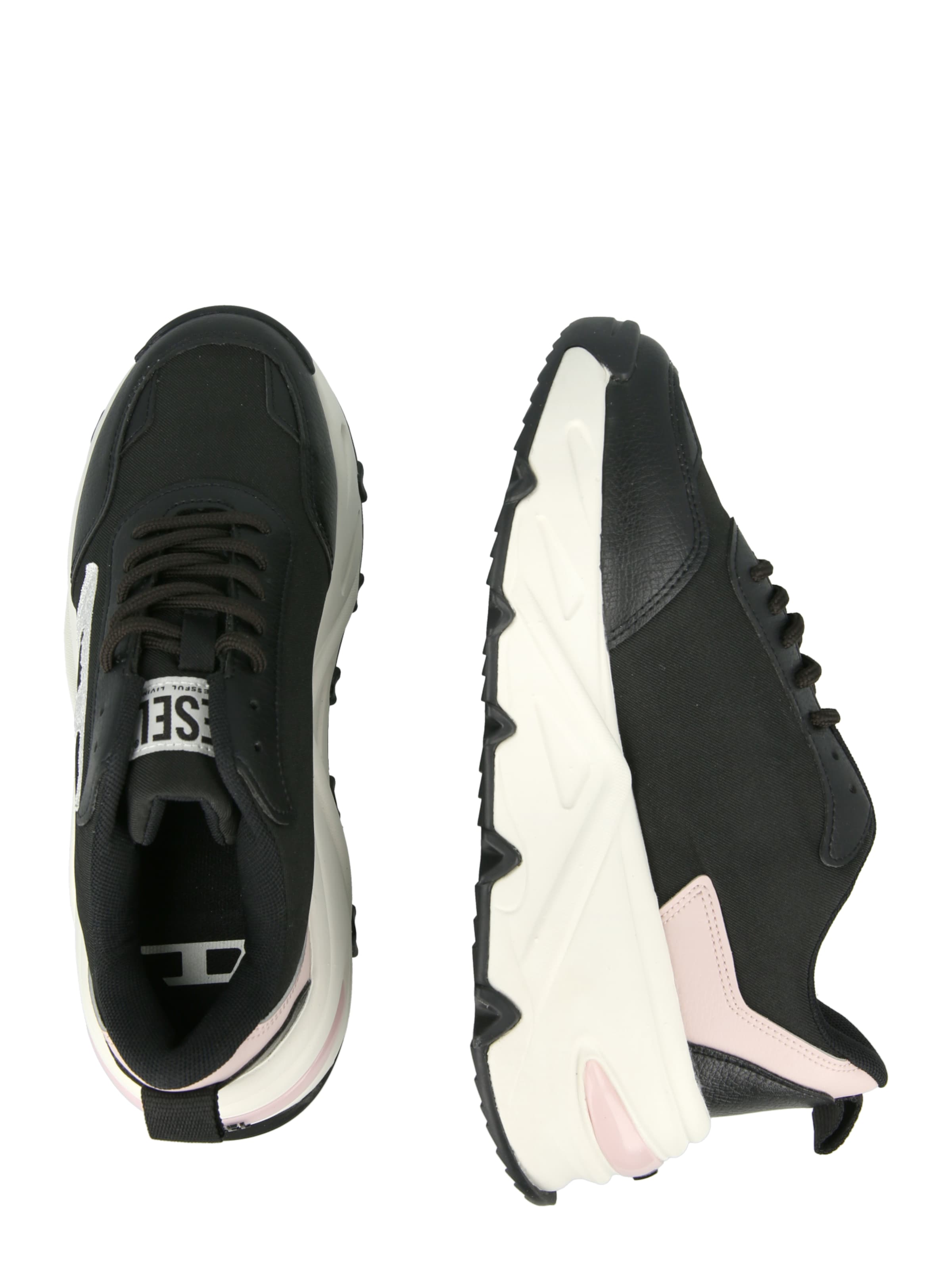 Baskets basses 'S-SAVANNAH TULU' DIESEL en noir