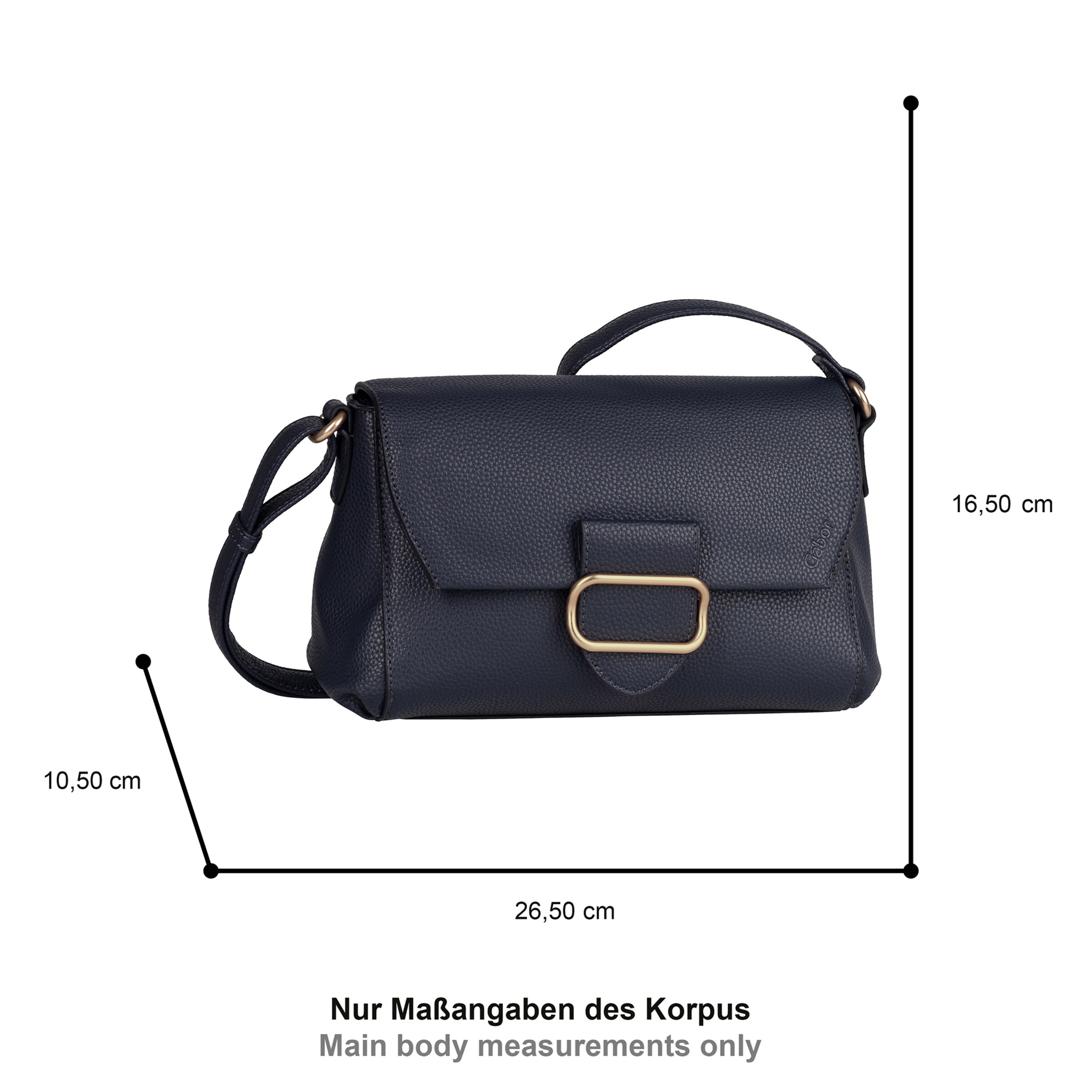 GABOR Schoudertas 'Melora' in Blauw