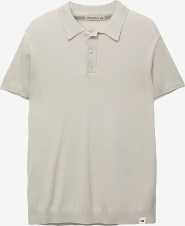 Pull&Bear Poloshirt in Grau: Vorderseite