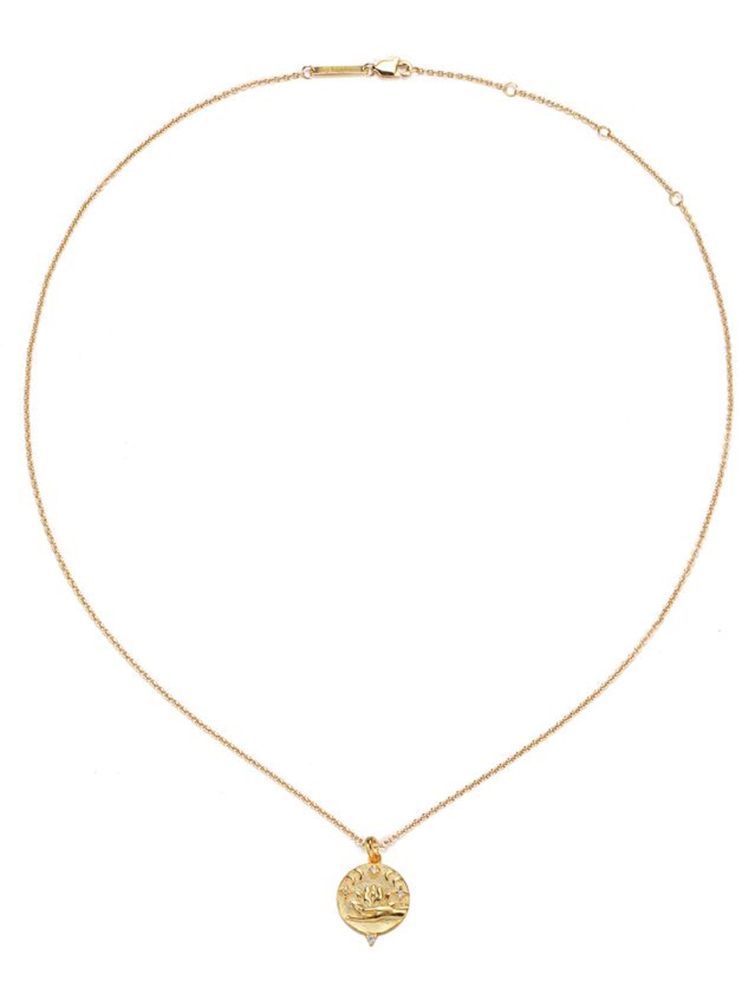 Hey Happiness - Cadena 'Faith' en oro