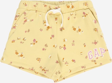 regular Pantaloni di GAP in giallo: frontale