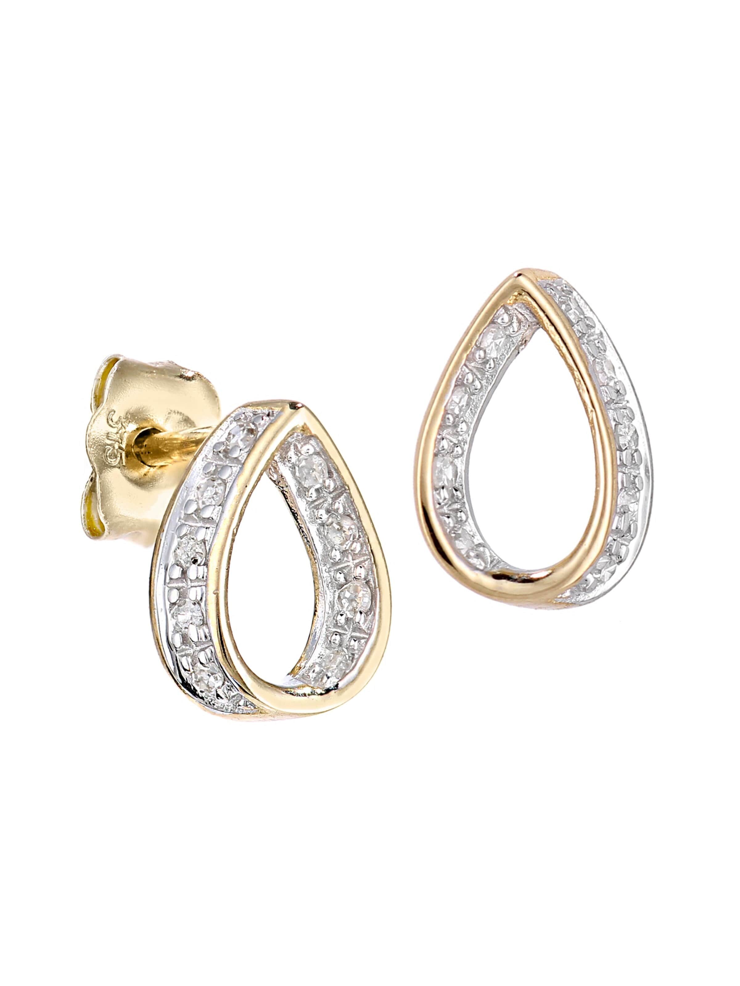 DIAMANT LETERNEL Oorbellen in Goud: voorkant