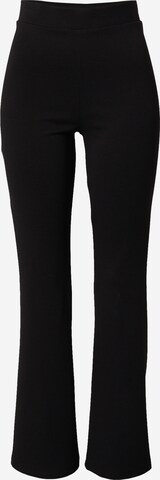 Monki Flared Pants in Black: front