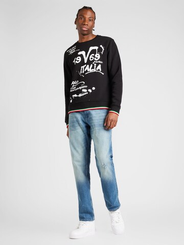 19V69 ITALIA Sweatshirt 'BASTIAN' in Schwarz