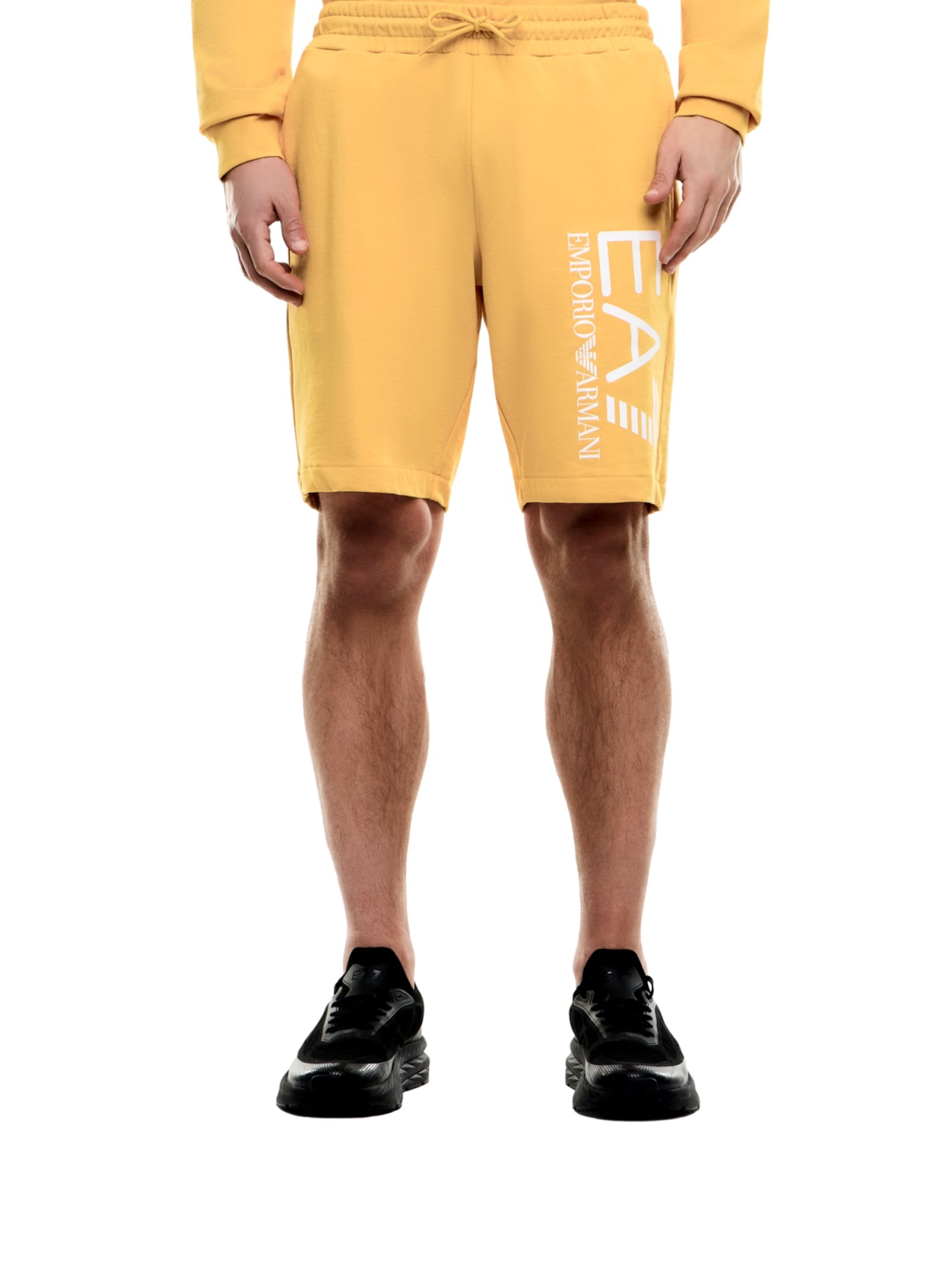 EA7 Emporio Armani regular Bukser i gul: forside