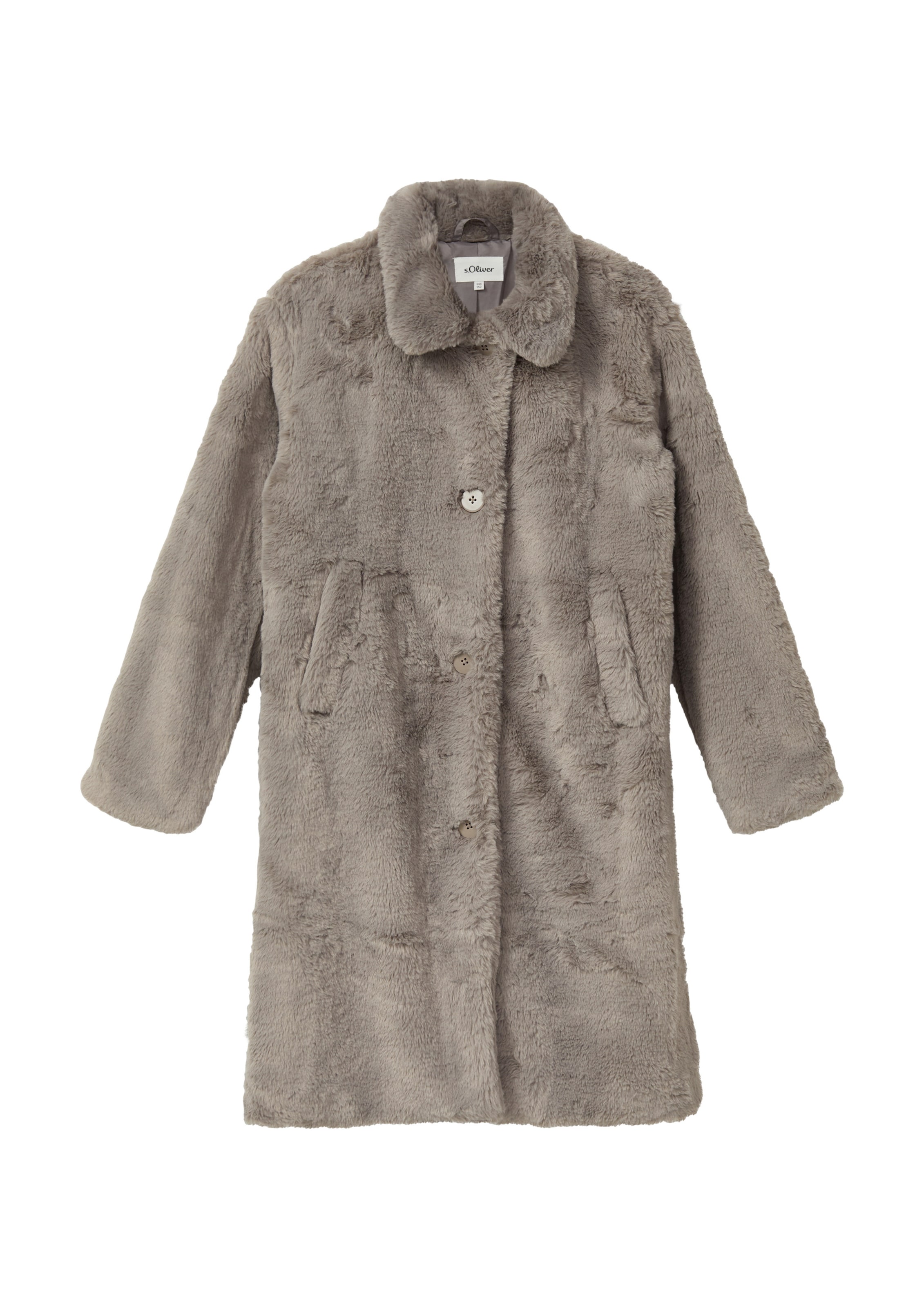 s.Oliver Mantel in Beige: voorkant