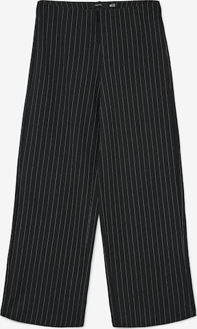 Vero Moda Petite Wide Leg Housut 'VMBERLIN' värissä harmaa: etupuoli