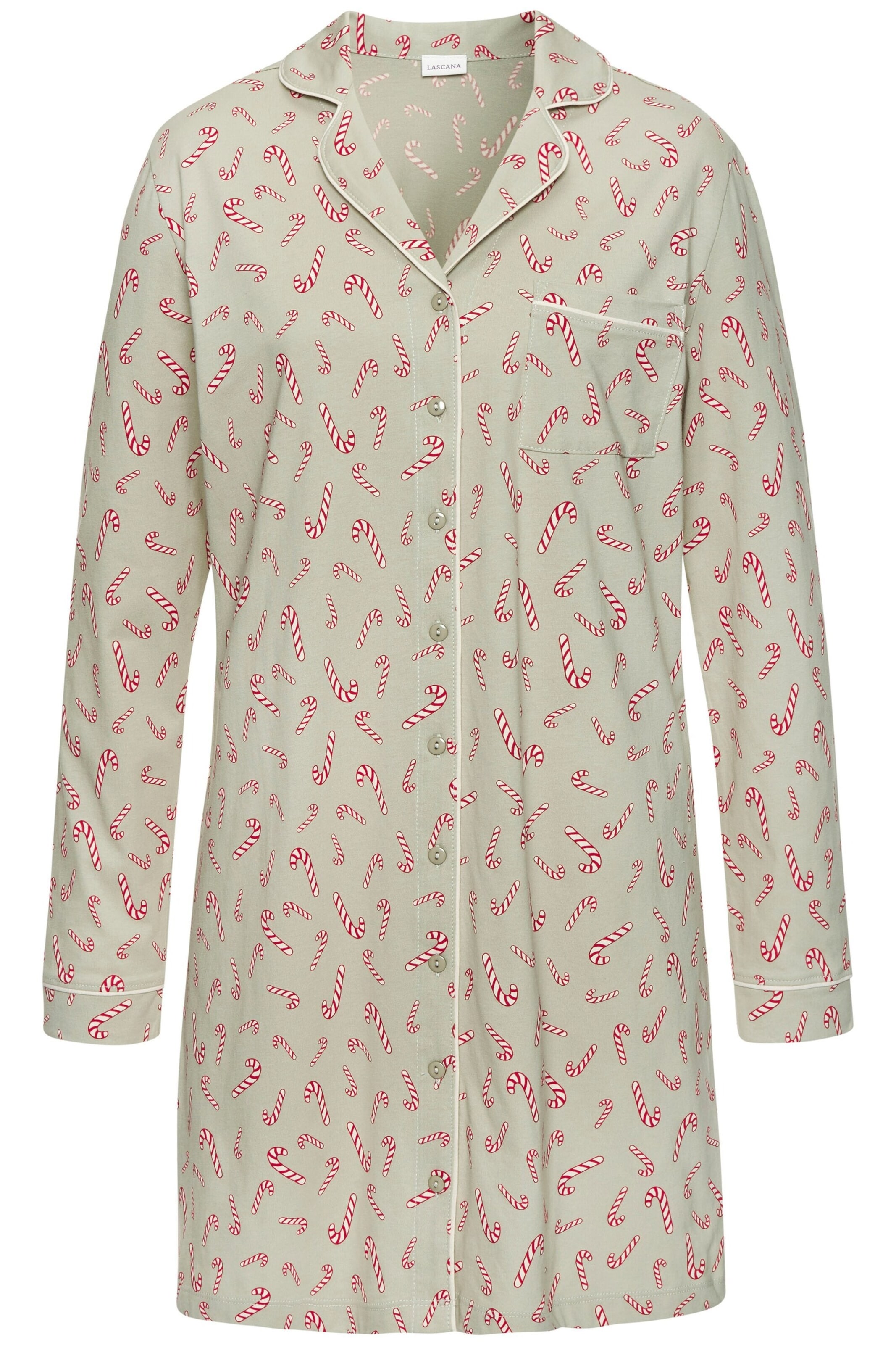 LASCANA Hálóing - zöld: elől