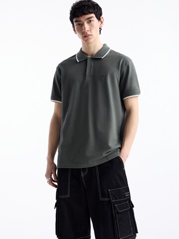 Pull&Bear Poloshirt in Grün