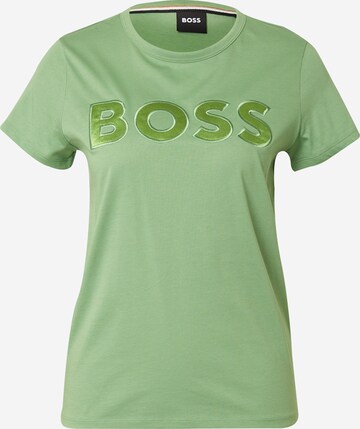 BOSS Shirt 'Eventsa' in Groen: voorkant