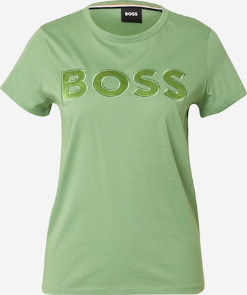 T-shirt 'Eventsa' BOSS Black en vert : devant