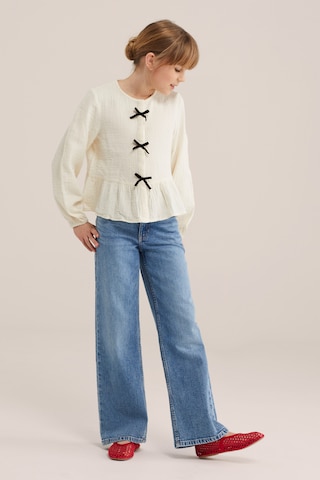 WE Fashion Bluse in Beige