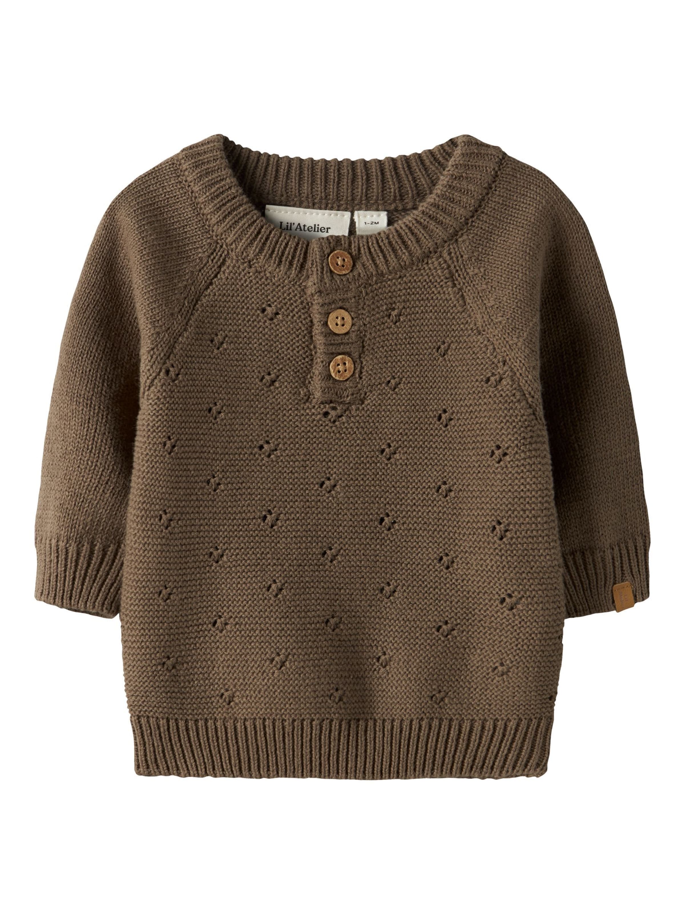 Lil'Atelier - Jersey en marrón: frente