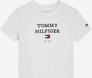 Tricou de la TOMMY HILFIGER pe alb: față