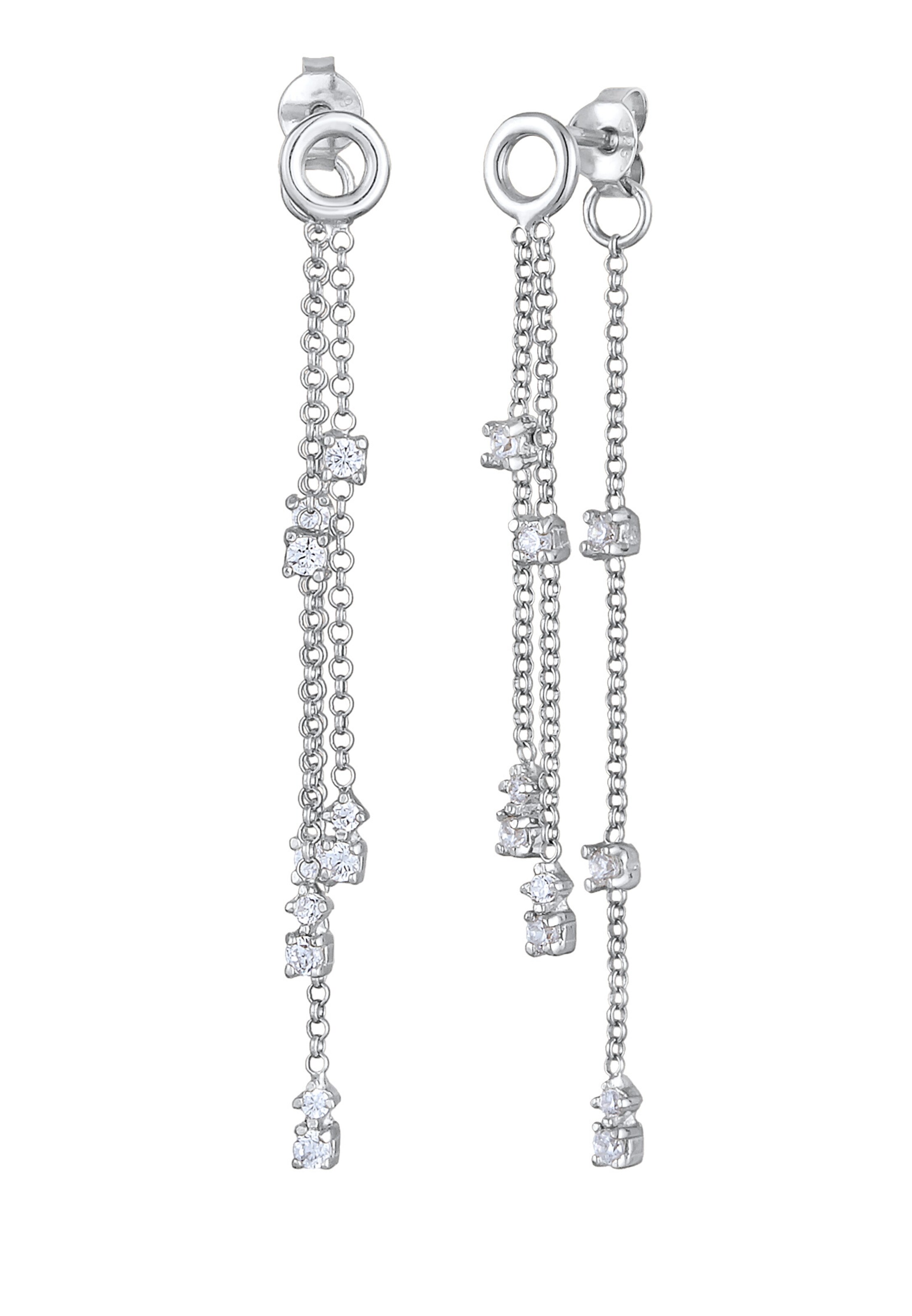 ELLI Oorbellen in Zilver: voorkant