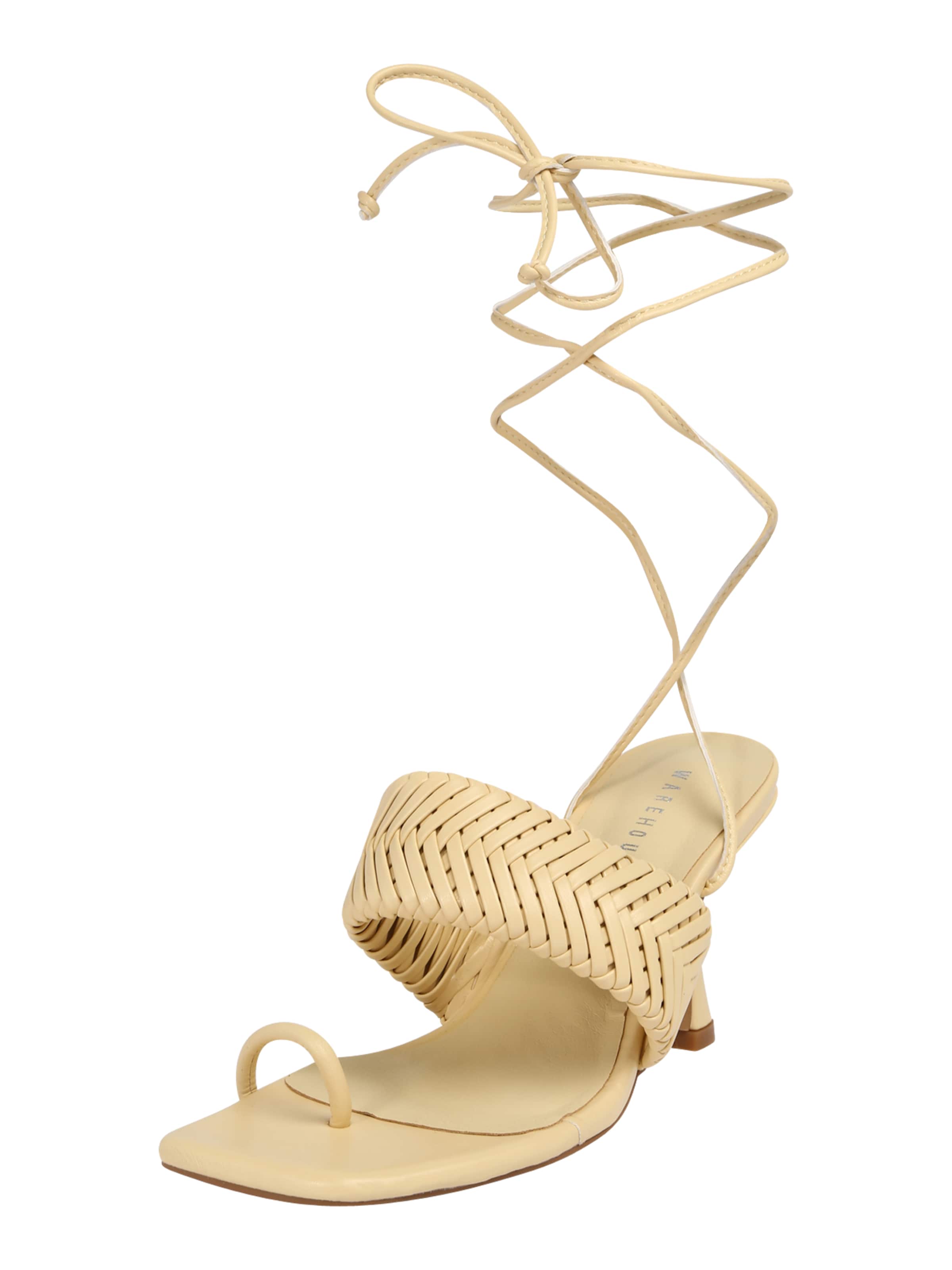 Sandales Warehouse en beige : devant