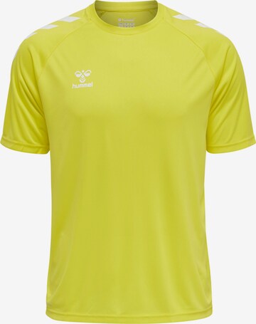 T-Shirt fonctionnel Hummel en jaune : devant