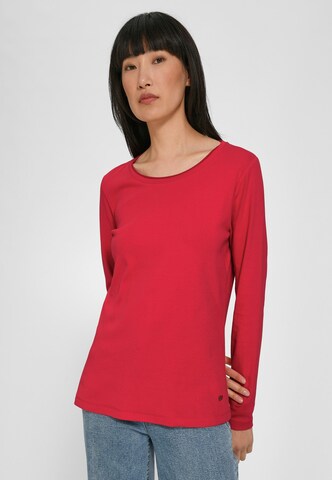 Basler Shirt in Rood: voorkant