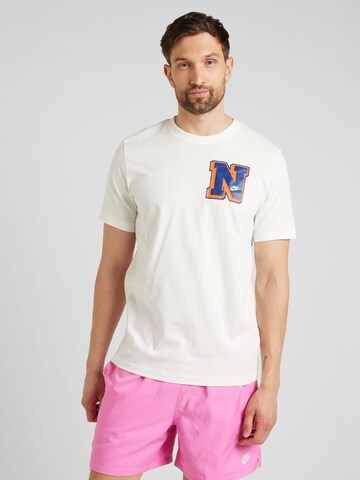 Nike Sportswear T-Shirt 'Club' in Weiß: predná strana
