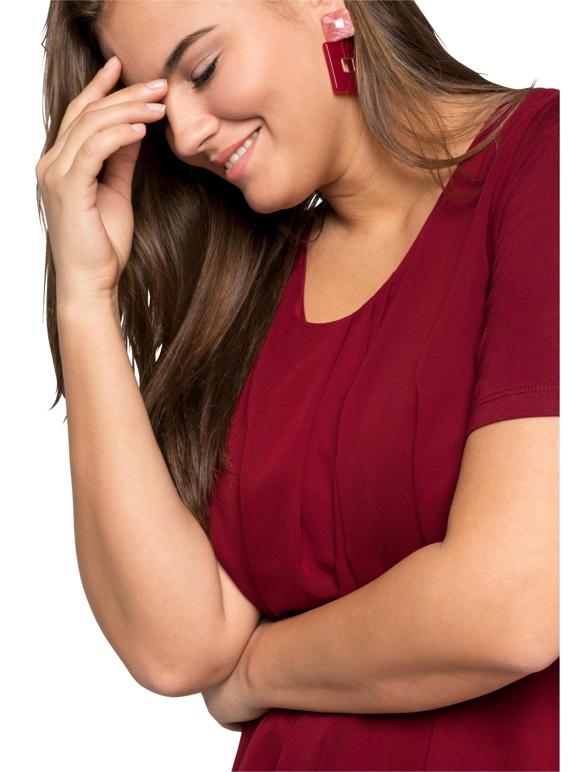 SHEEGO Блуза в червено