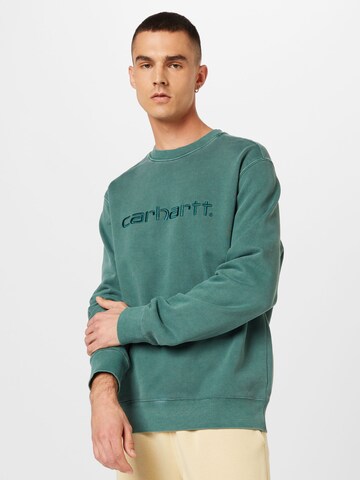 Carhartt WIP Sweatshirt 'Duster' in Groen: voorkant