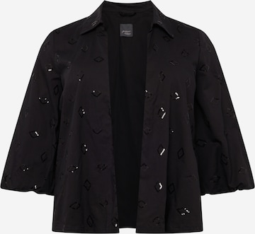 Persona by Marina Rinaldi Between-season jacket 'CAVA' in Black: front