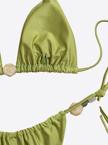 Magicshe Triangle Bikini in Green
