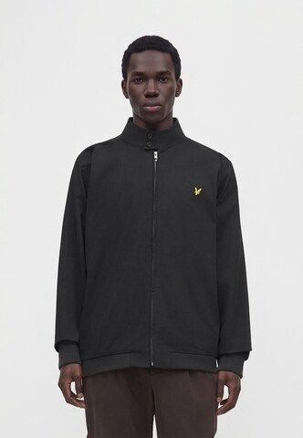 Lyle & Scott Prehodna jakna | črna barva: sprednja stran