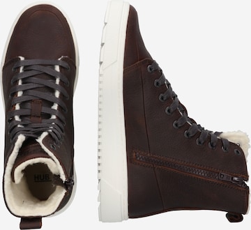 HUB High-Top Sneakers 'Night' in Brown