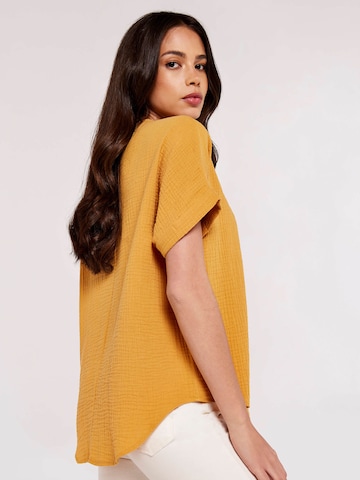 Chemisier Apricot en jaune