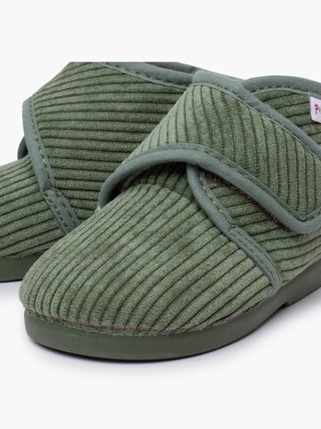 Pisamonas - Zapatillas de casa en verde