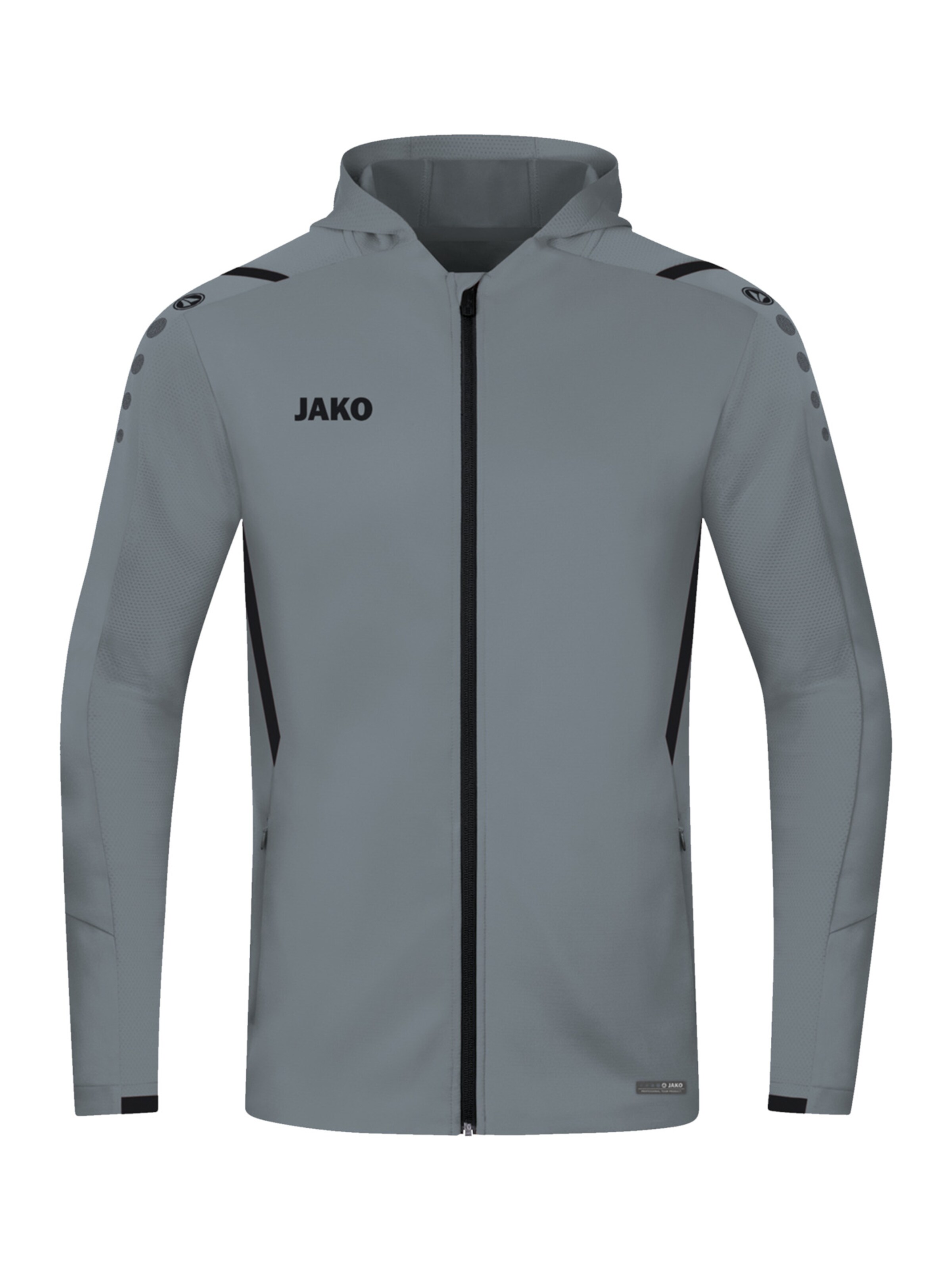 JAKO Sportjacke 'Challenge' in Grau: Vorderseite