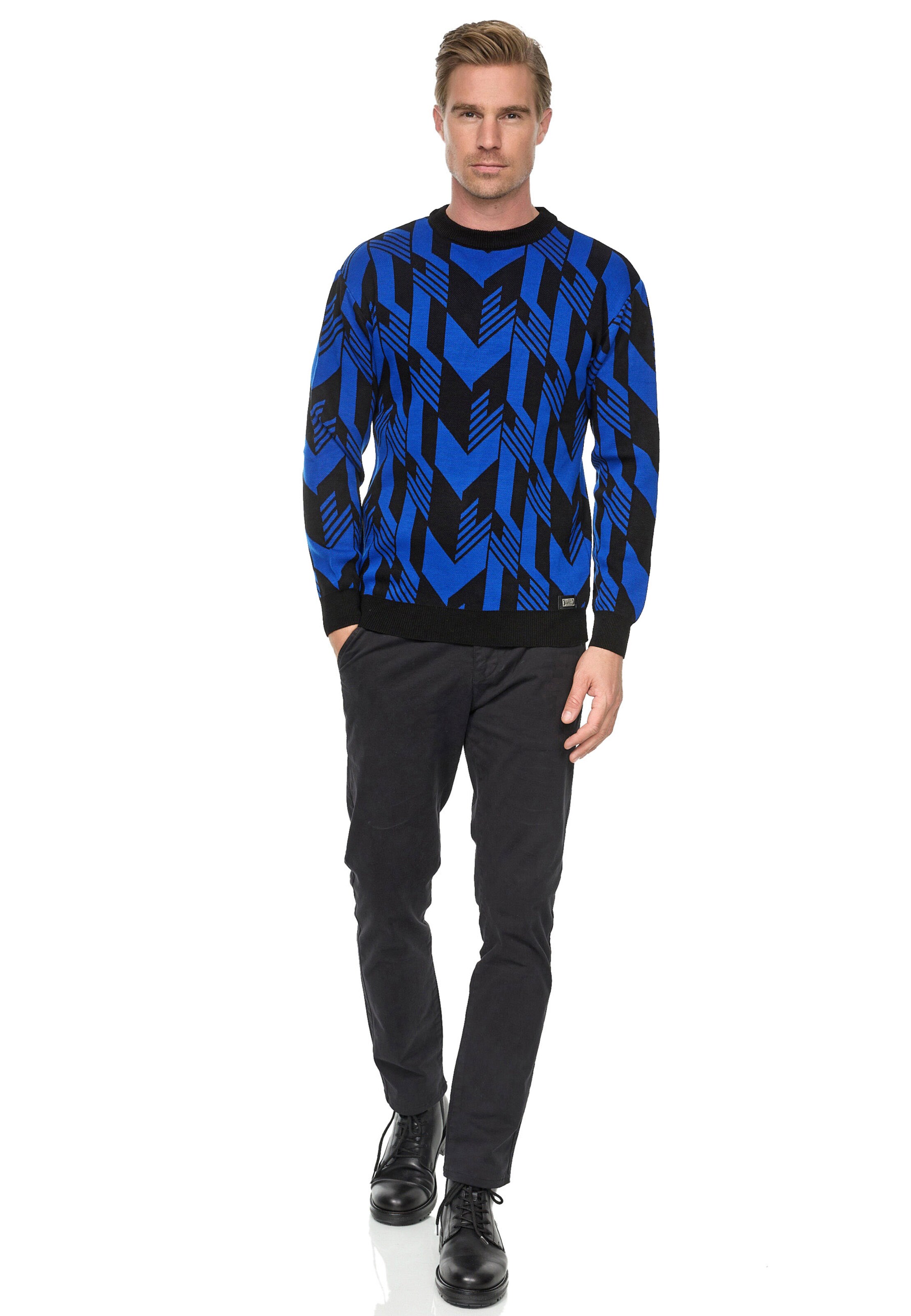 Rusty Neal Sweater in Blue