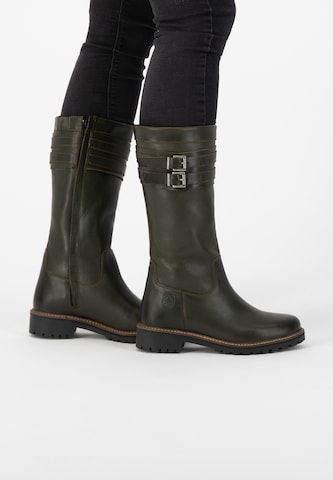 Travelin Boots 'Solstad ' in Green: front