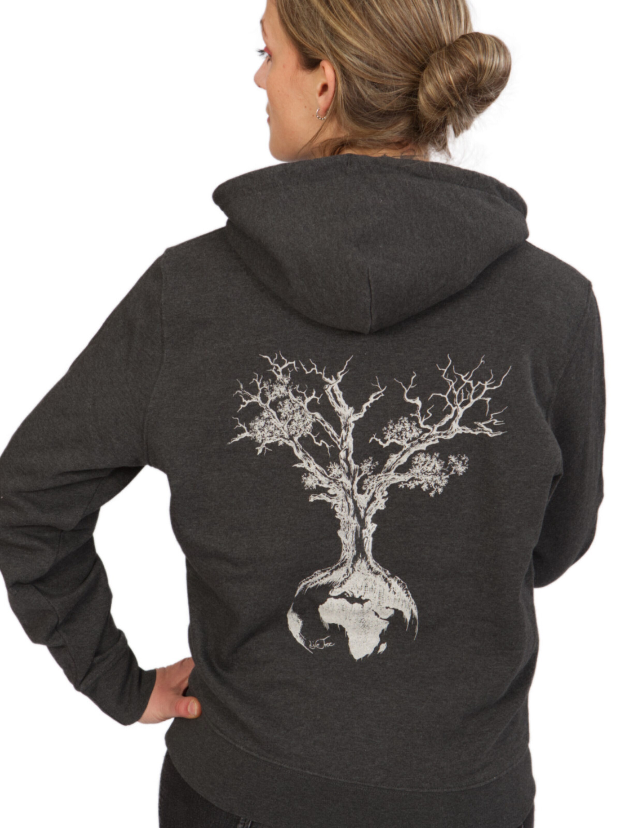 Life-Tree Pullover 'Organic Fairwear'‌‌‌‌ in Grau