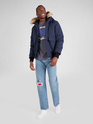 Superdry Зимняя куртка 'Everest' в Синий
