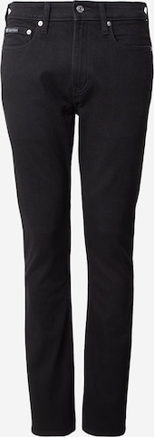 juoda Calvin Klein Jeans Prigludęs Džinsai: priekis