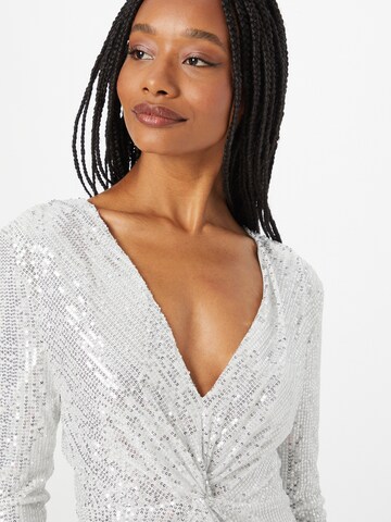 Robe 'In The Spotlight' NLY by Nelly en argent