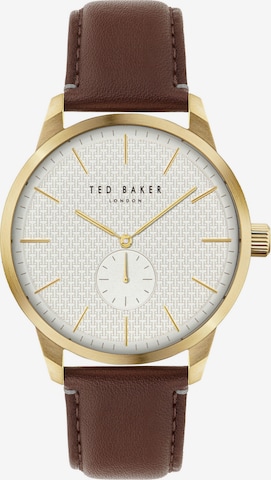 Ted Baker Analog Watch 'Albertt Tb Timeless' in Brown: front